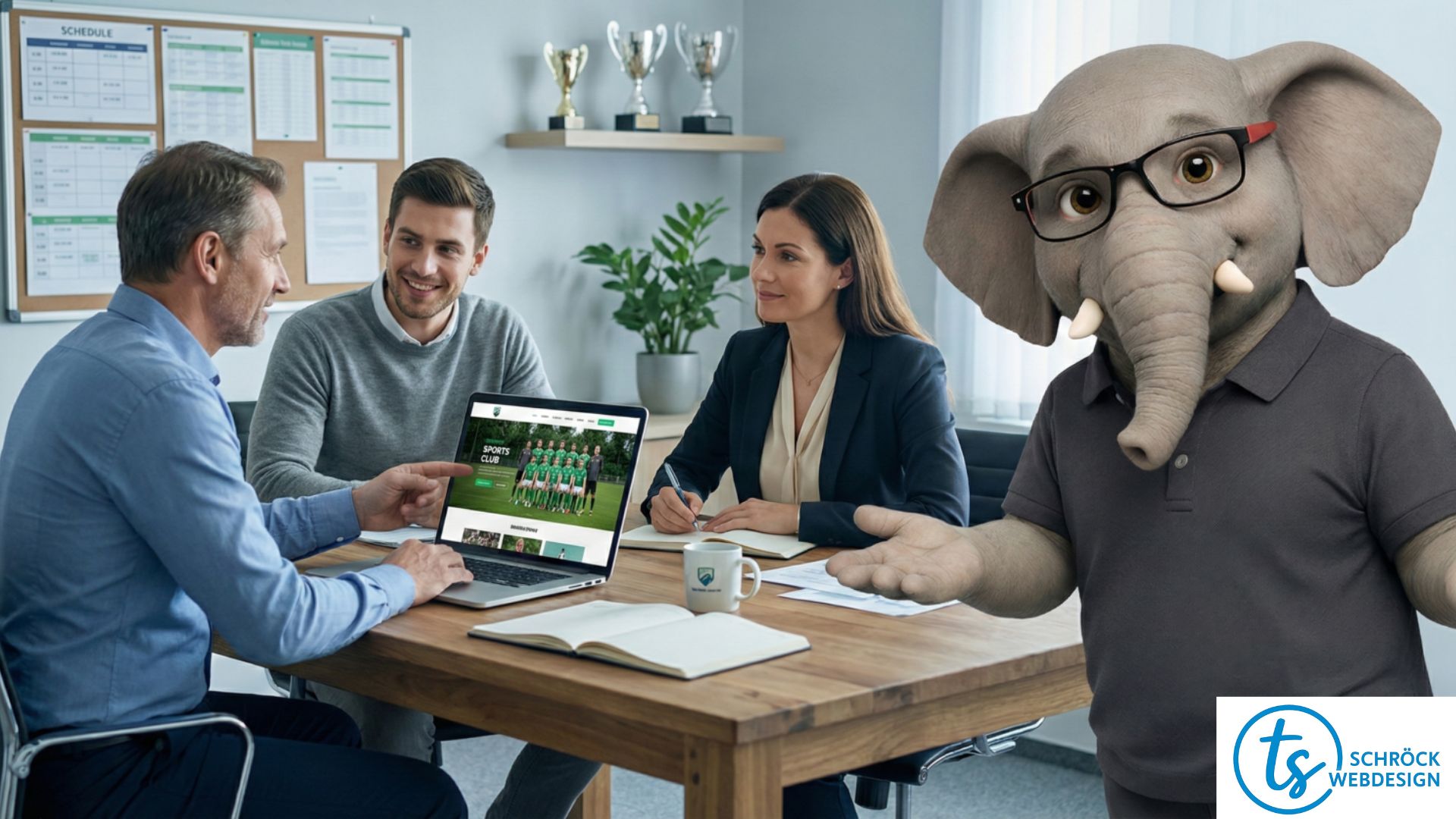 Theo erklärt Vereinswebseiten