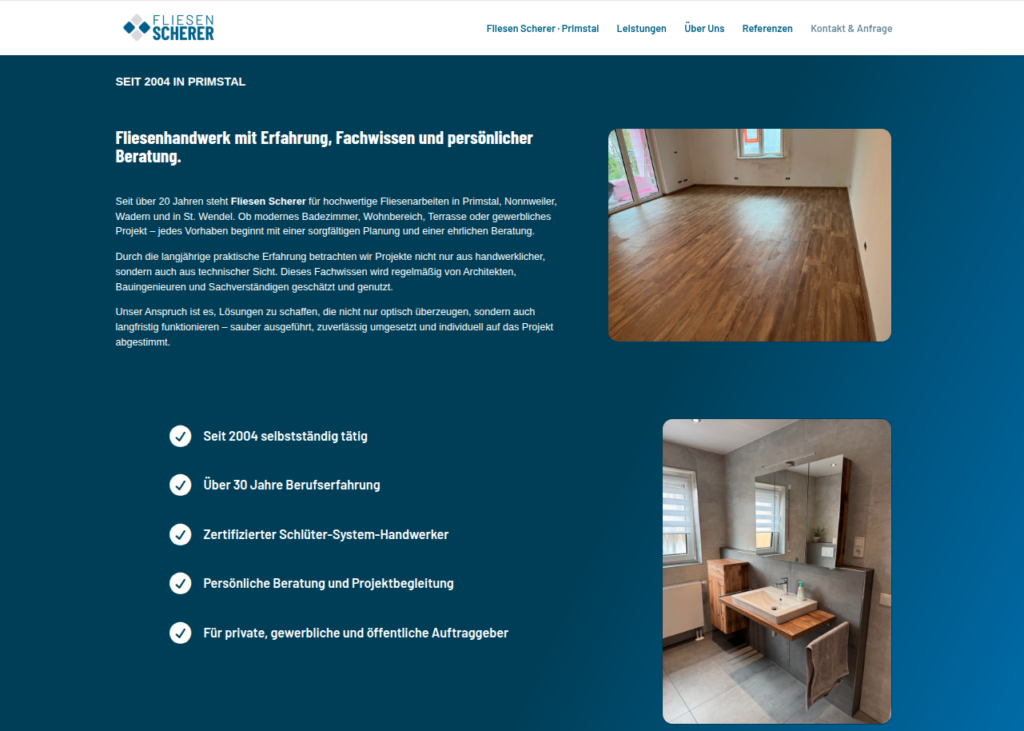Bildschirmfoto Fliesen Scherer Primstal 2